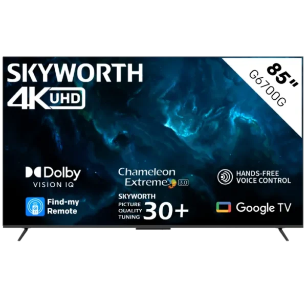 SKYWORTH 85″ UHD GOOGLE TV (85G6700G)